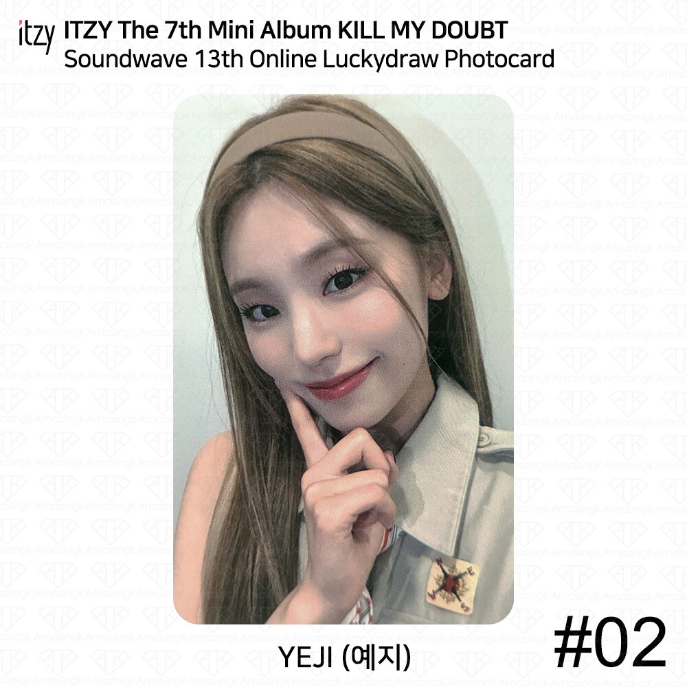 ITZY KILL MY DOUBT Soundwave 13th Online Luckydraw Photocard Square Photo KPOP