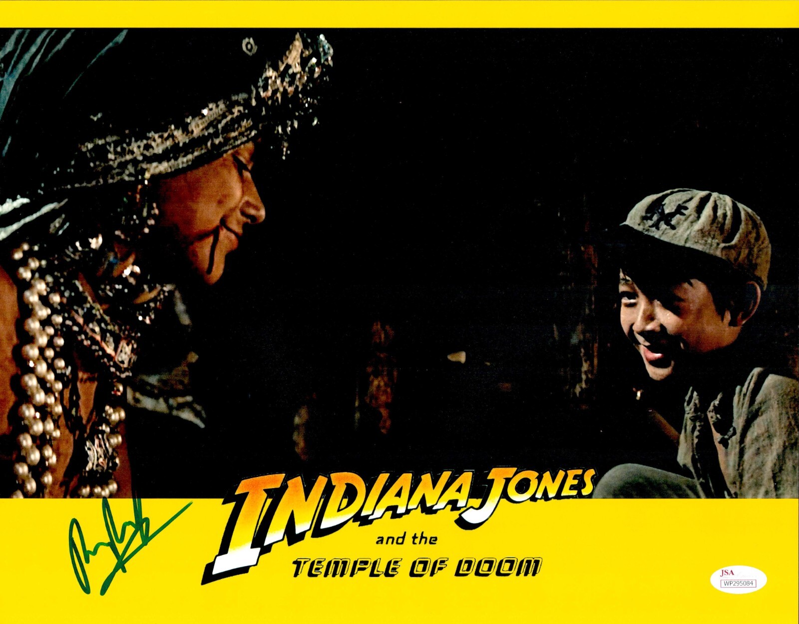 RAJ SINGH Signed INDIANA JONES 11×14 Photo TEMPLE OF DOOM Autograph JSA COA Cert