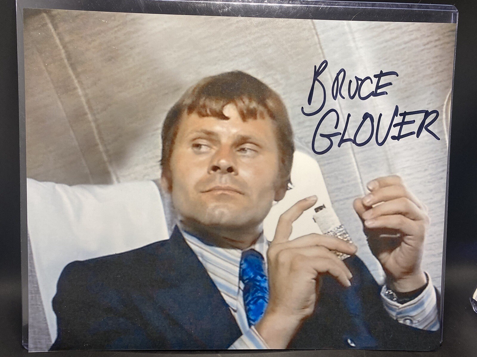 BRUCE GLOVER SIGNED JAMES BOND ‘MR. WINT’ 8×10, B’BC CERTIFIED GENUINE