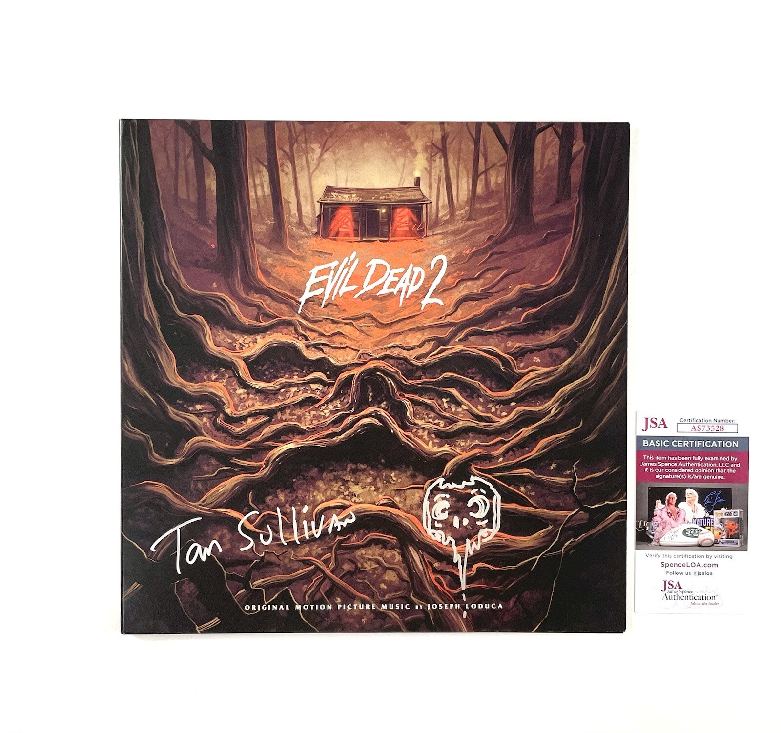 Evil Dead 2 Signed 30th Anniversary Waxwork Vinyl Soundtrack Tom Sullivan JSA