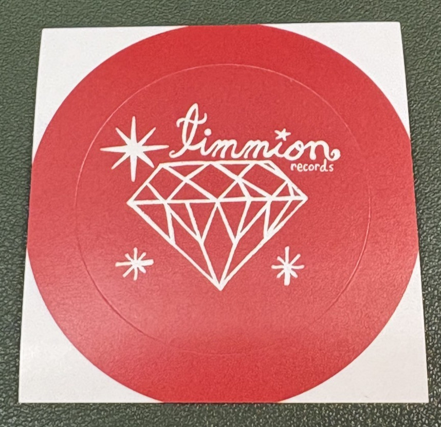 Timmion Reocrds – Label Promotional Sticker Red Diamond