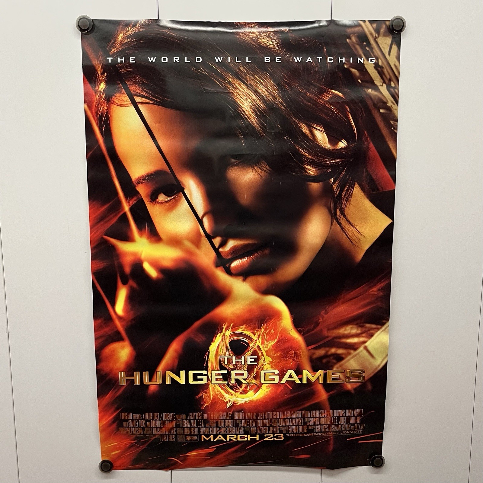 Hunger Games Katniss 22×34″ Original Movie Wall Poster Jennifer Lawrence 2012