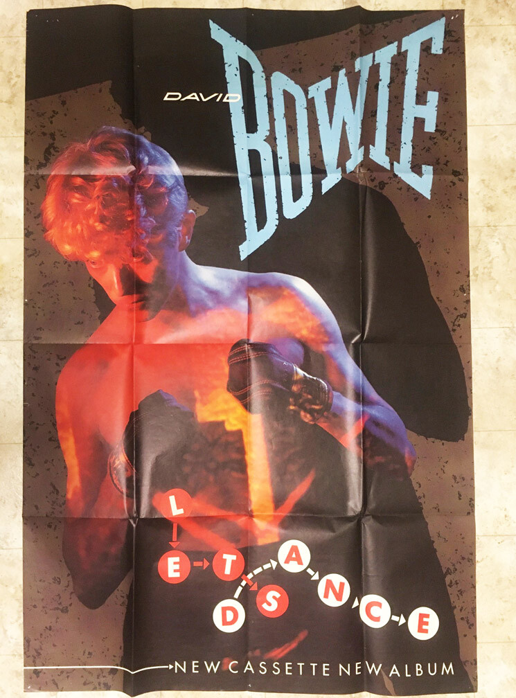 DAVID BOWIE • Let’s Dance Huge Poster UK 1983 – EMI America Records