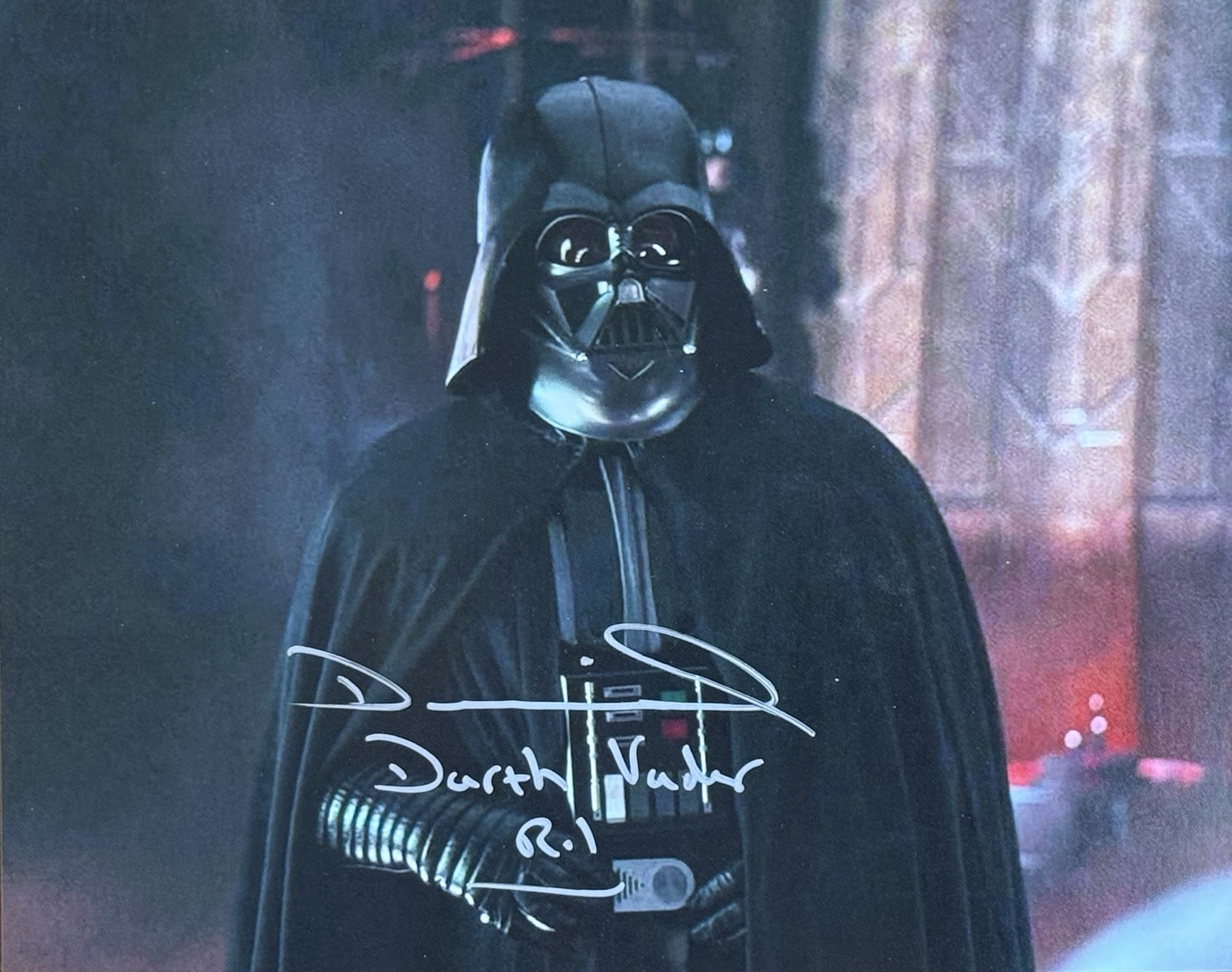 Daniel Naprous Star Wars Rogue 1 Darth Vader signed Autographed 8×10 photo K9