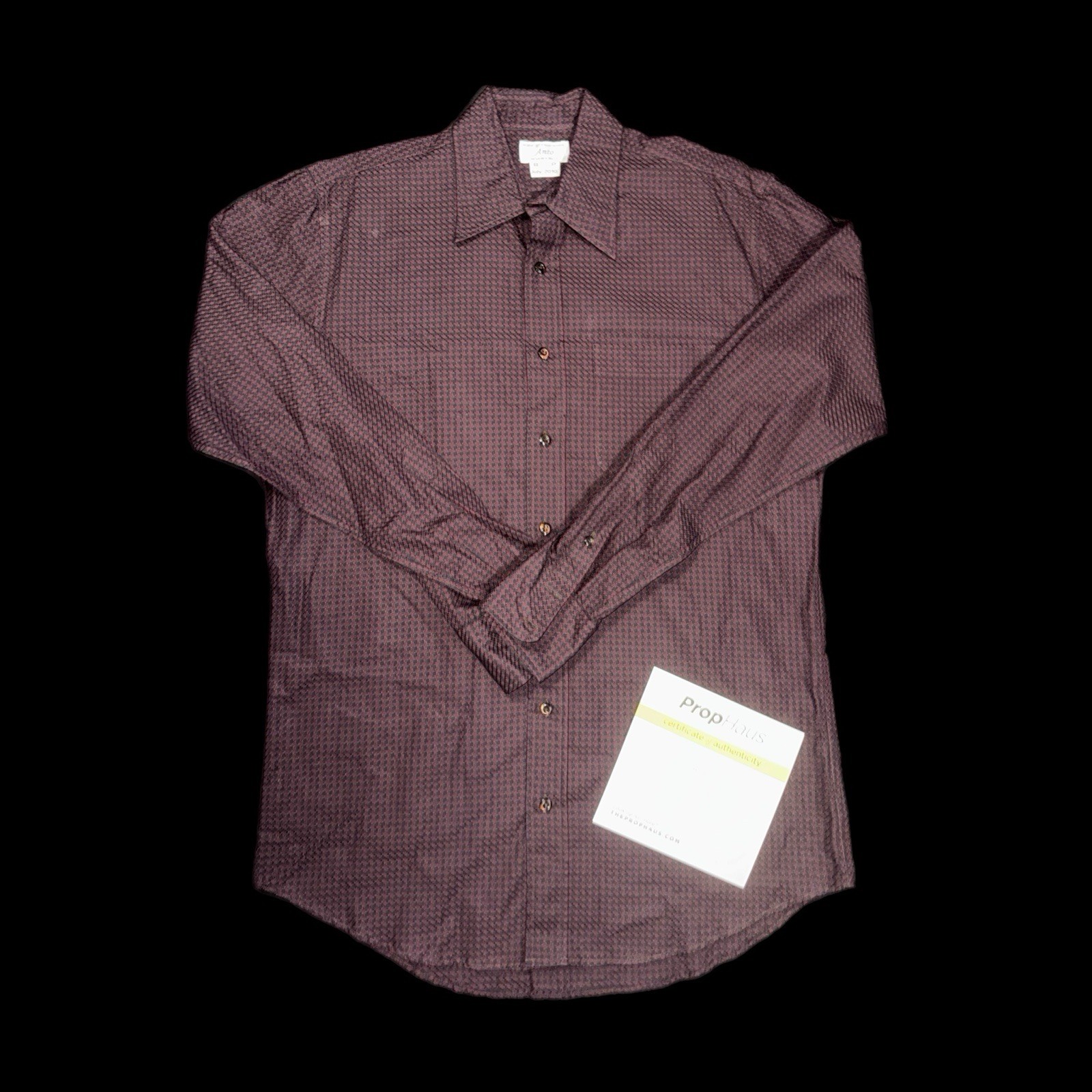 Moneyball Billy Beane Brad Pitt Custom Anto Shirt Original Movie Wardrobe COA