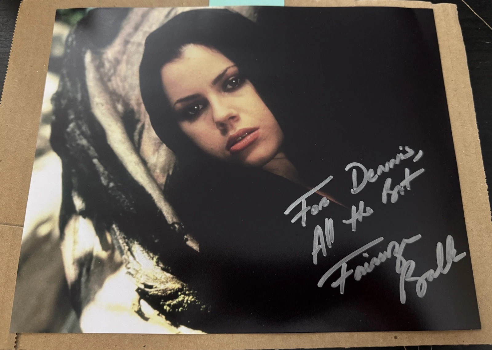 Fairuza Balk Signed 8×10 The Craft Photo Autograph Personalized “Dennis”
