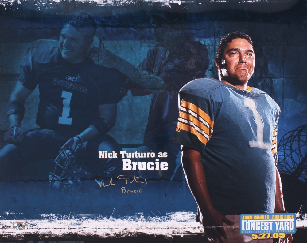 Nick Turturro Signed “The Longest Yard” 16×20 Photo Inscribed “Brucie” MAB
