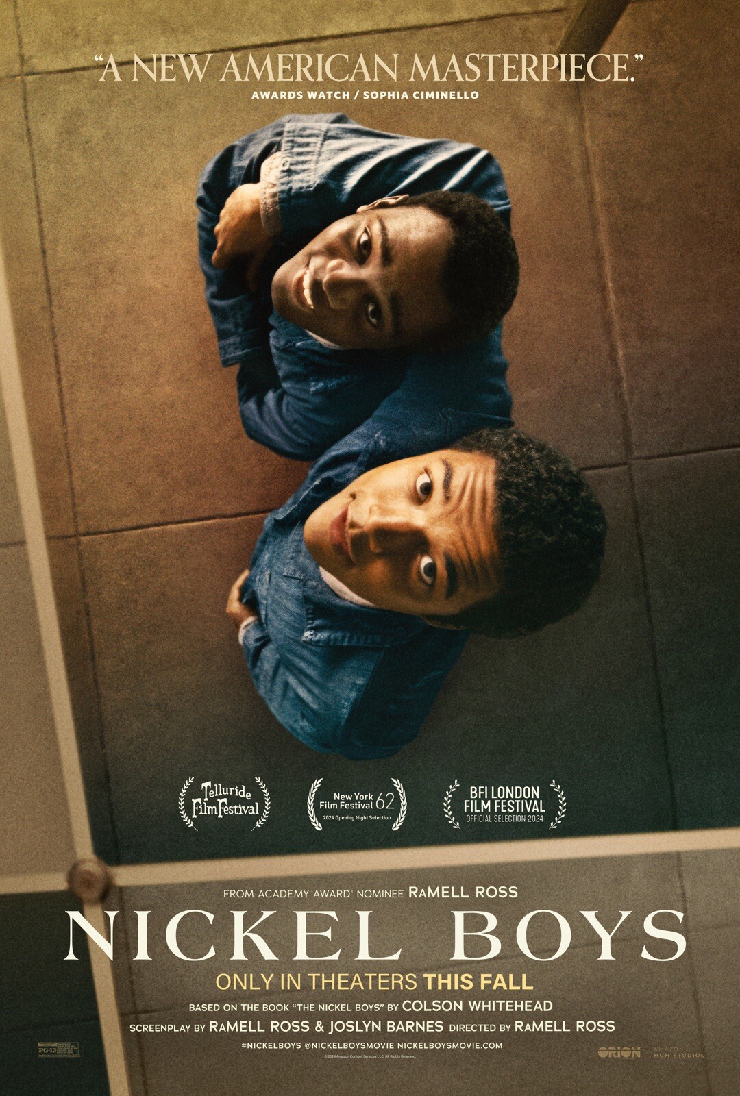 Nickel Boys,2024,Original,DS,Rolled, One Sheet, 27″ × 40,”Near Mint