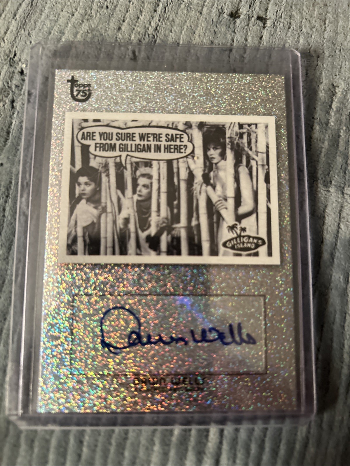 2013 Topps 75th Anniversary Auto Dawn Wells Card 45/75 Gilligan’s Island Signed