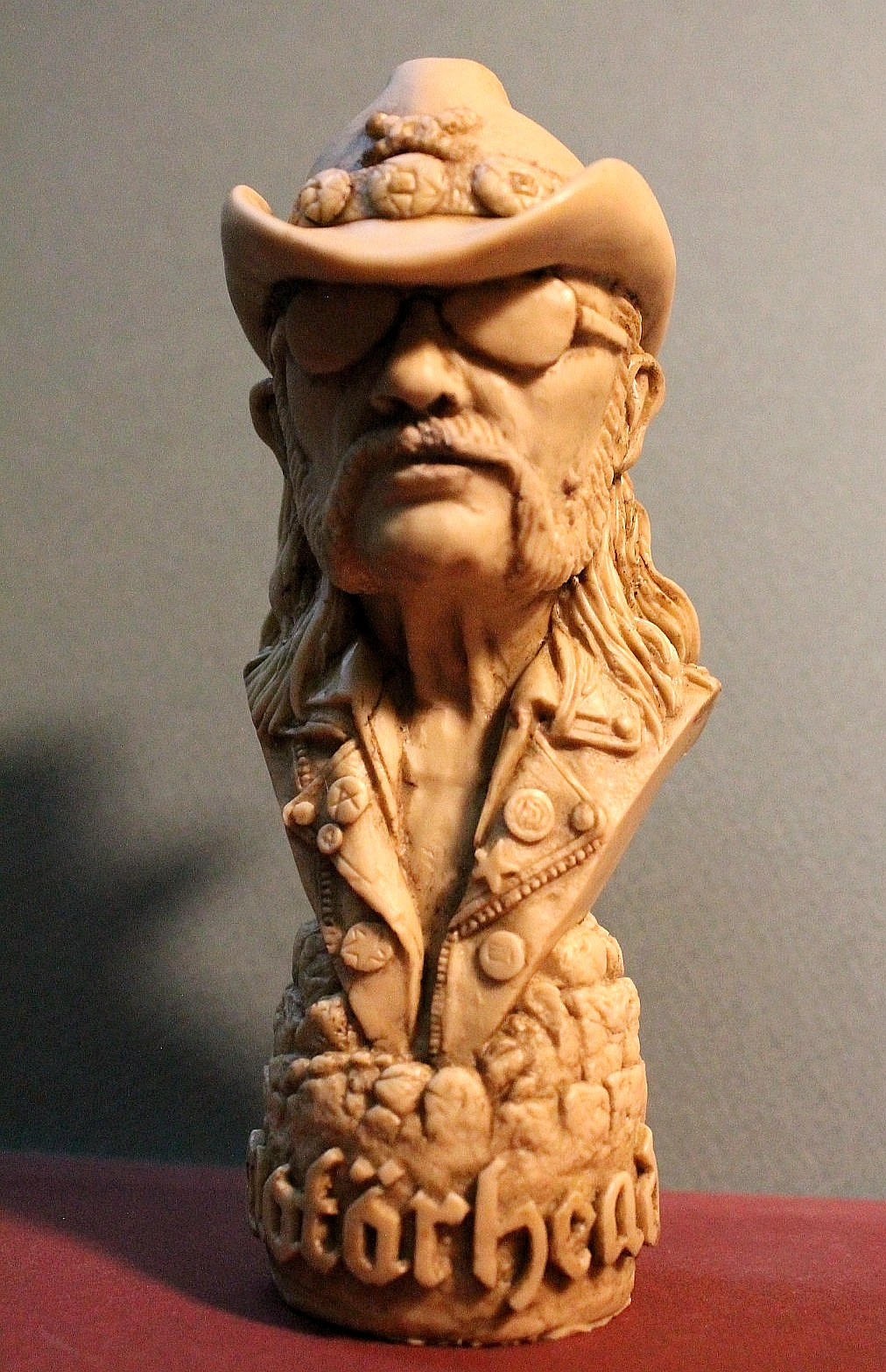 LEMMY BY MOTORHEAD BUST RESIN SCULPTURE HEAVY METAL MUSIC ROCK FIGURE Motörhead