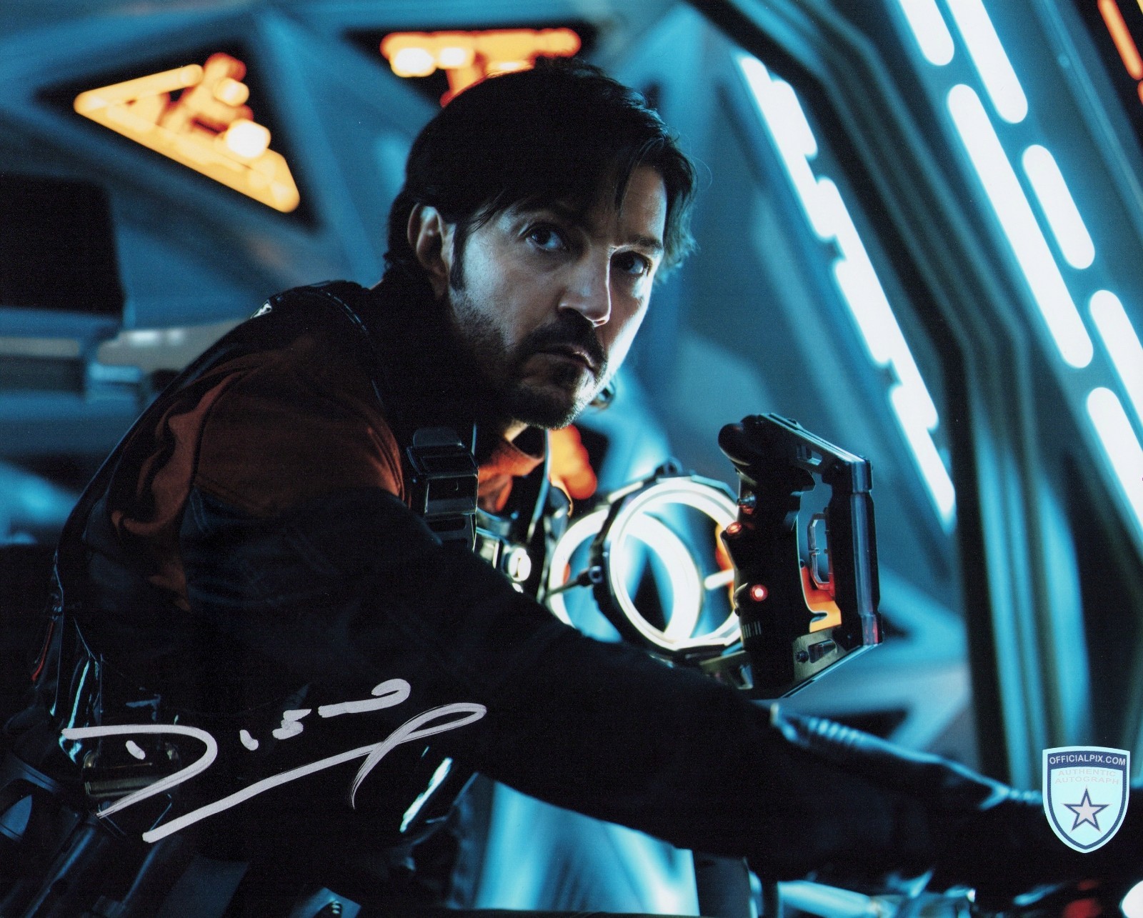 Signed Diego Luna Star Wars Cassian Andor Disney+ 8×10 w/ Official Pix COA