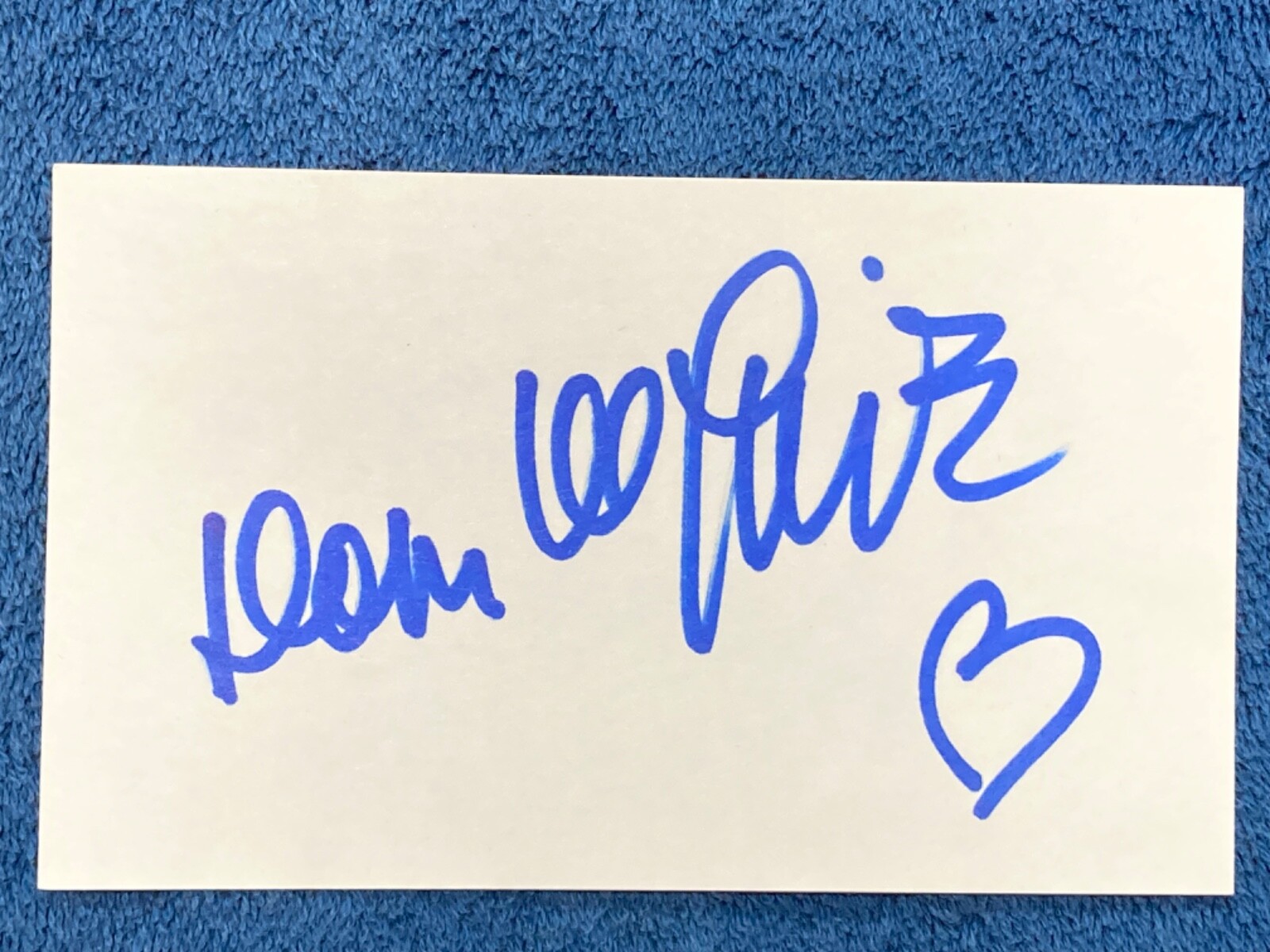 Dom DeLuise Autographed 3 x 5 Index Card Blazing Saddles Autograph