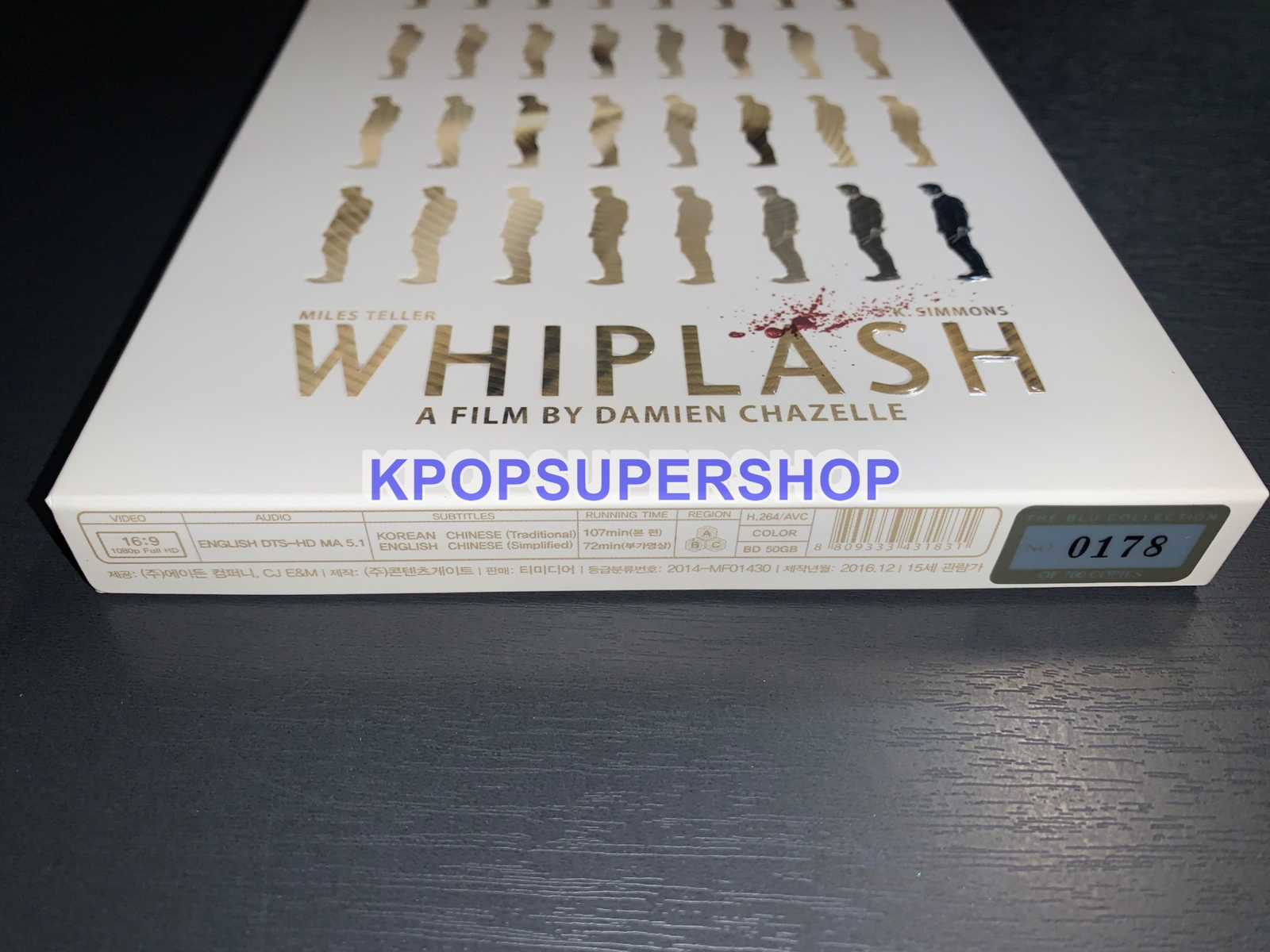 Whiplash Full Slip Creative Edition Scanavo Case Blu Ray Great Condition Lim 700