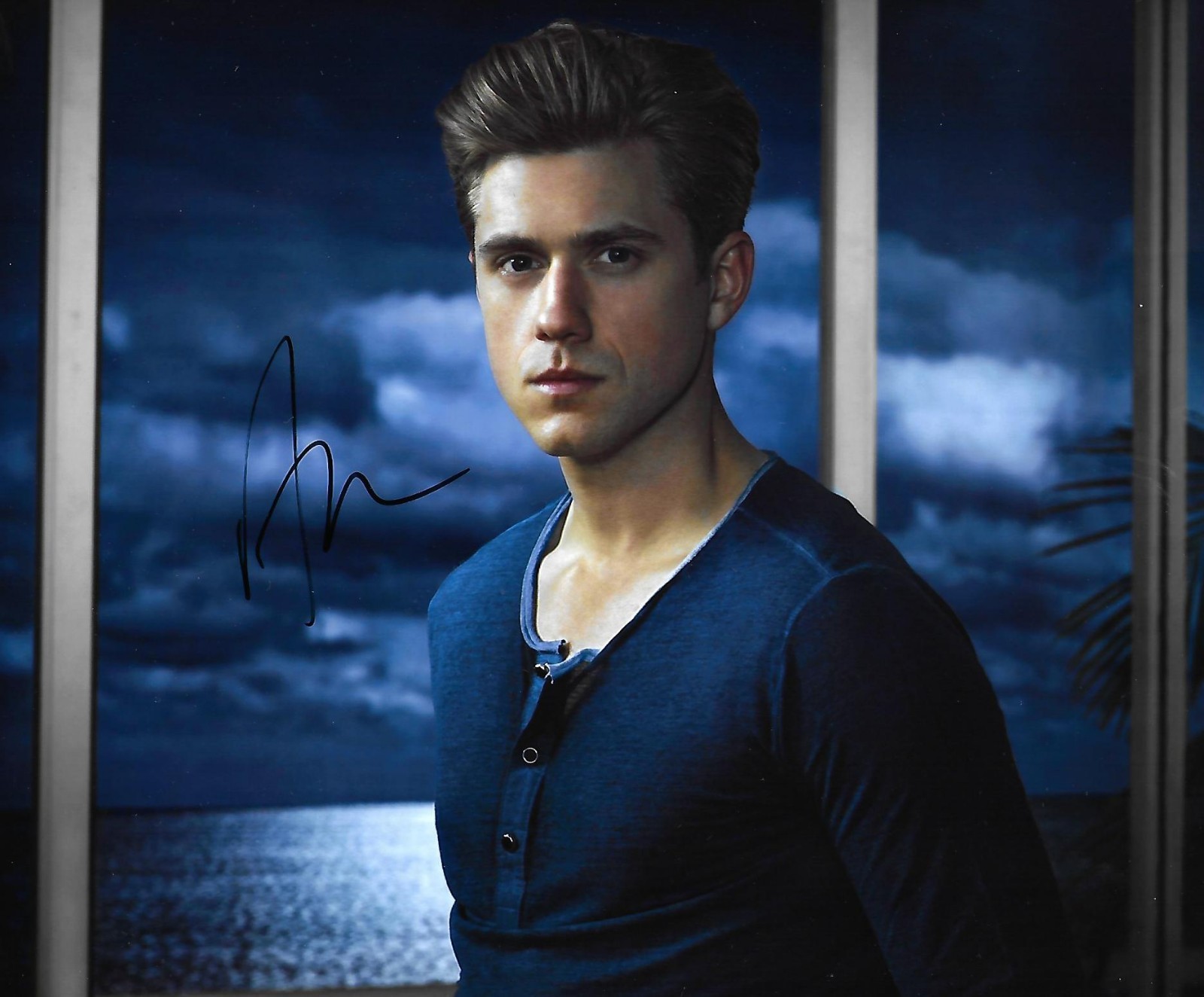 Aaron Tveit autographed 8×10 photo Moulin Rouge! Les Misérables Actor COA LOOK!