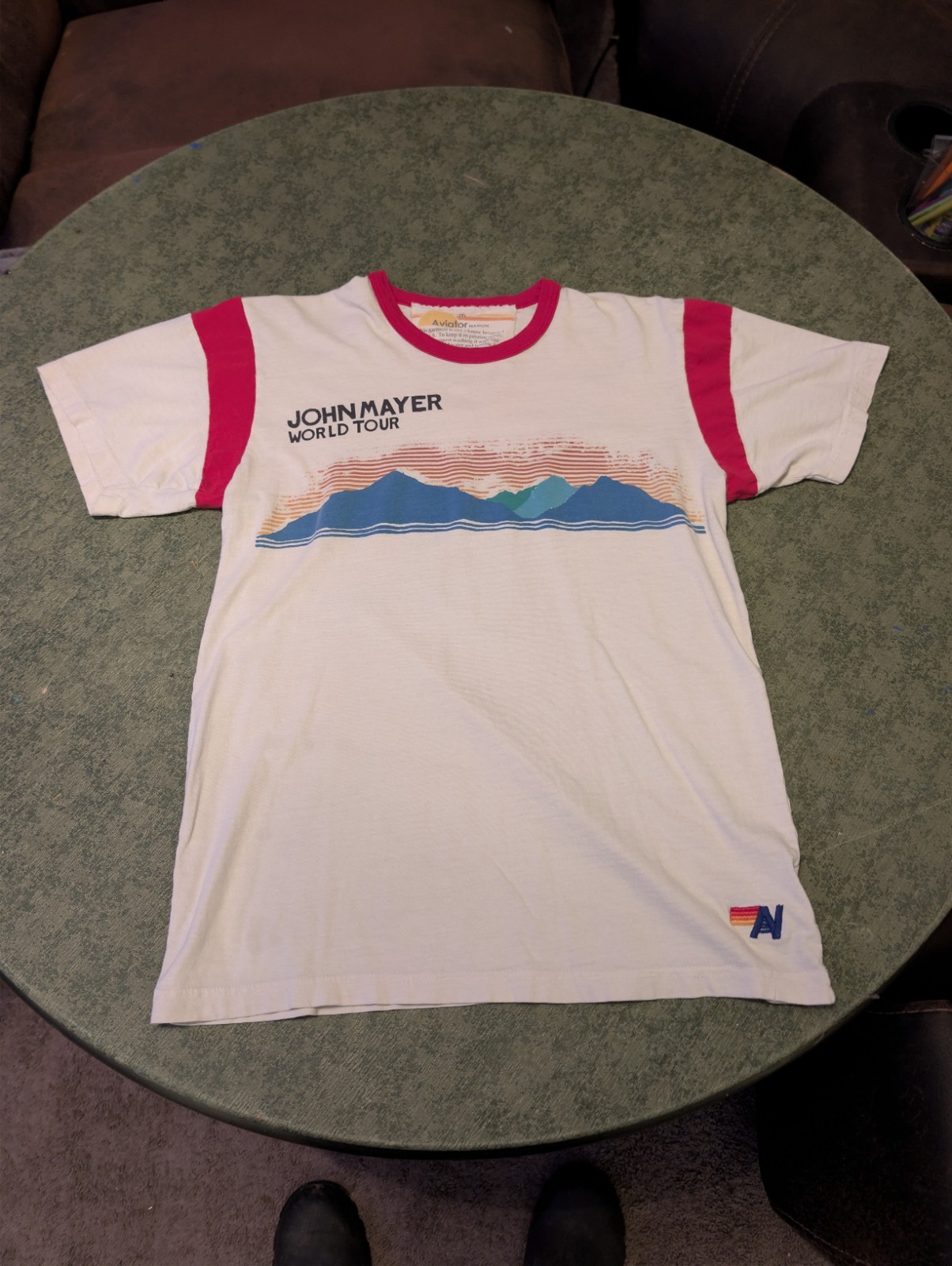 Aviator Nation x John Mayer World Tour Shirt M 2013 Tour