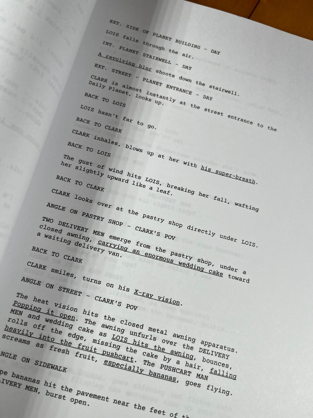 Superman II Script Signed- Autograph Reprints- Christopher Reeve