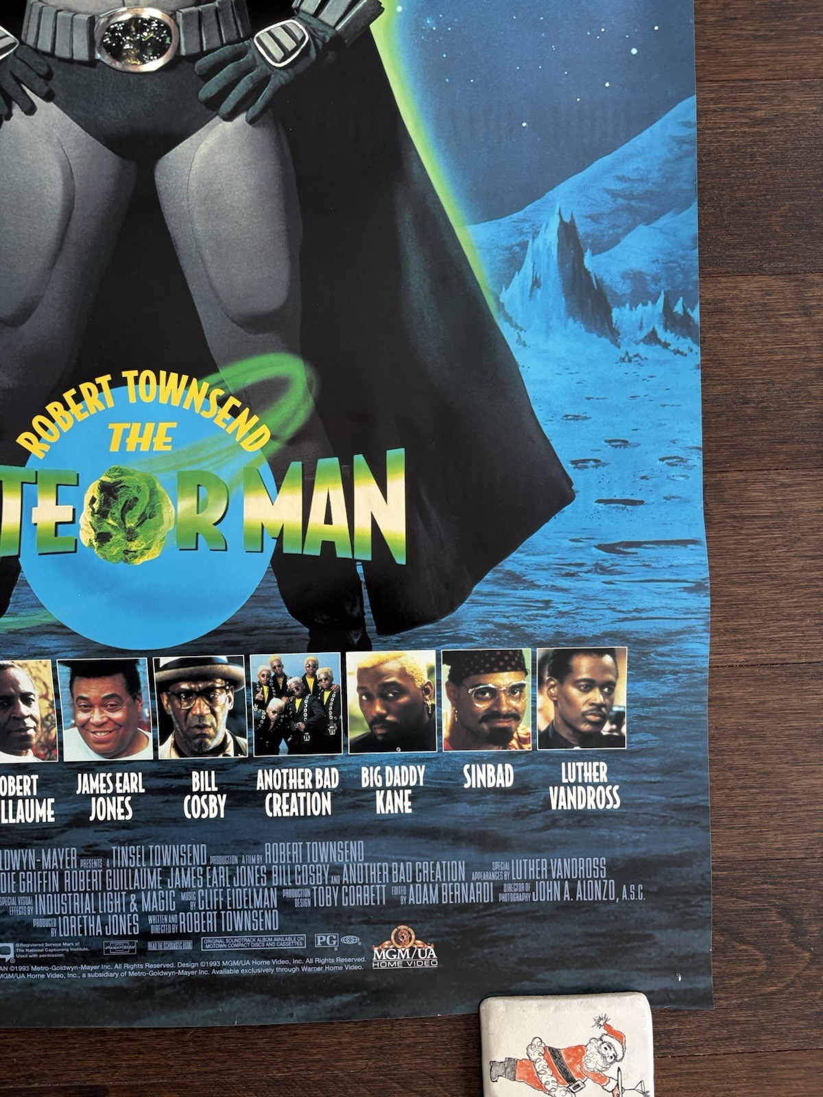 Vintage THE METEOR MAN Rolled Movie Poster 1993 24×36”