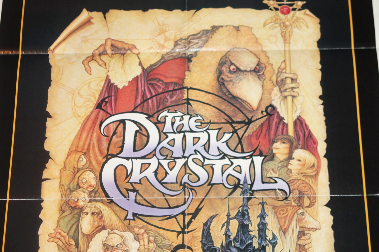 Dark Crystal (1982) Original 1-sheet Movie Poster Jim Henson Brian Froud 27 x 41