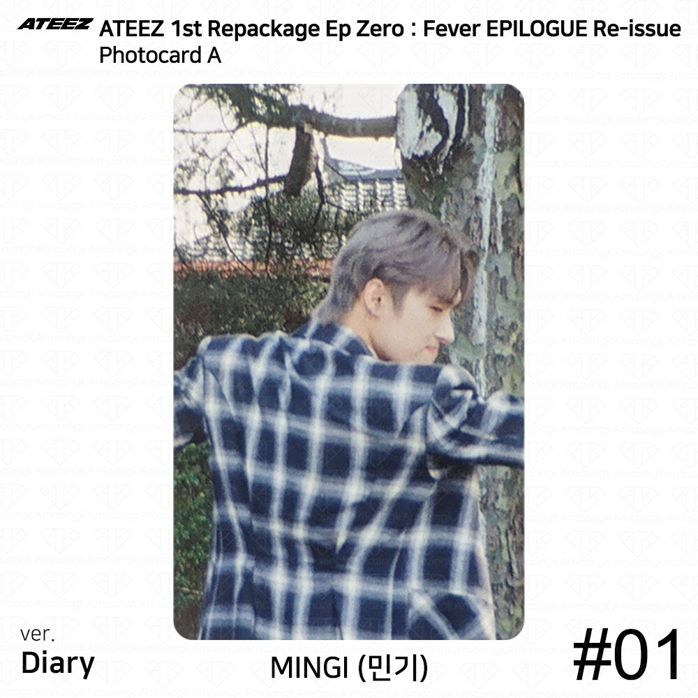 ATEEZ 1st Repackage EP Zero : Fever Epilogue Figure ver Re-issue Photocard