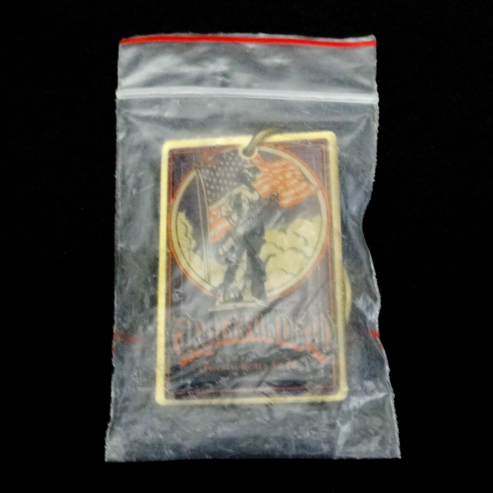 Grateful Dead Key Chain Keychain Vintage 1985 Rick Griffin Art 20 Years Patriot
