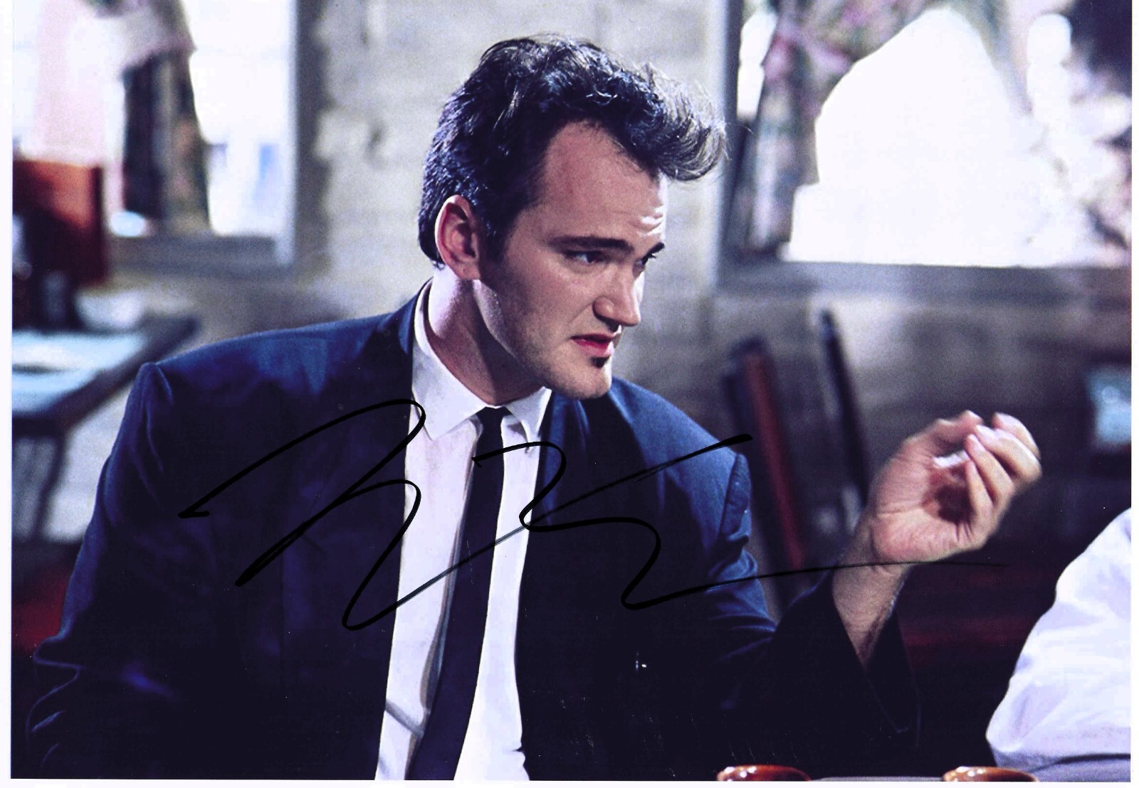 QUENTIN TARANTINO SIGNED in Reservoir Dogs 8×12 AUTOGRAPHED PHOTO with COA