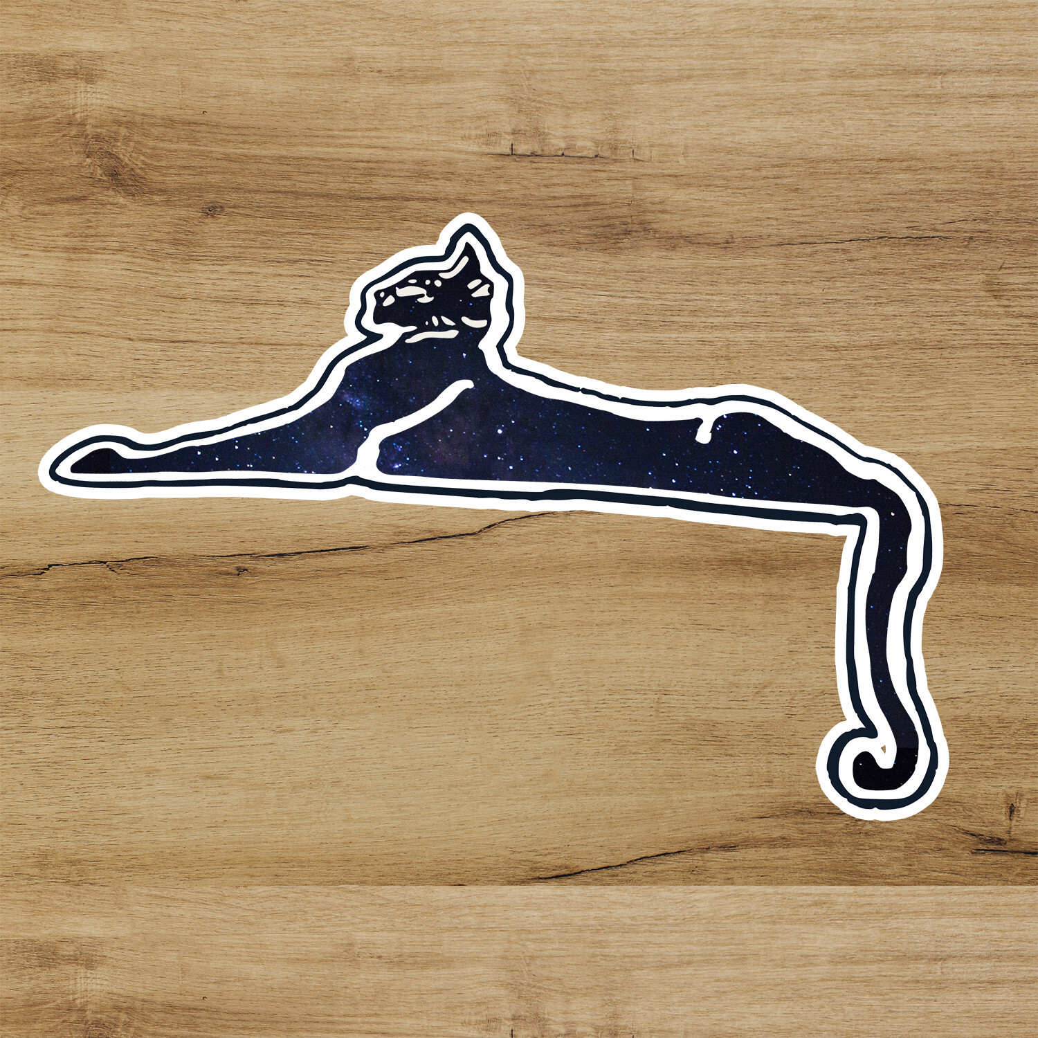 Grateful Dead Jerry Garcia Cat Under the Stars 3.2 inches premium sticker