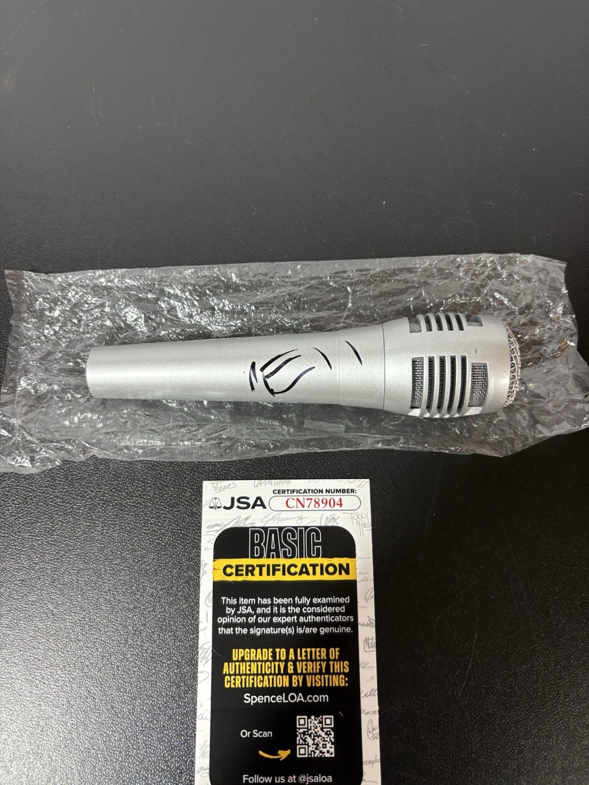 Nettspend Signed Microphone Autographed Rap Music Rare Invest Hot JSA COA