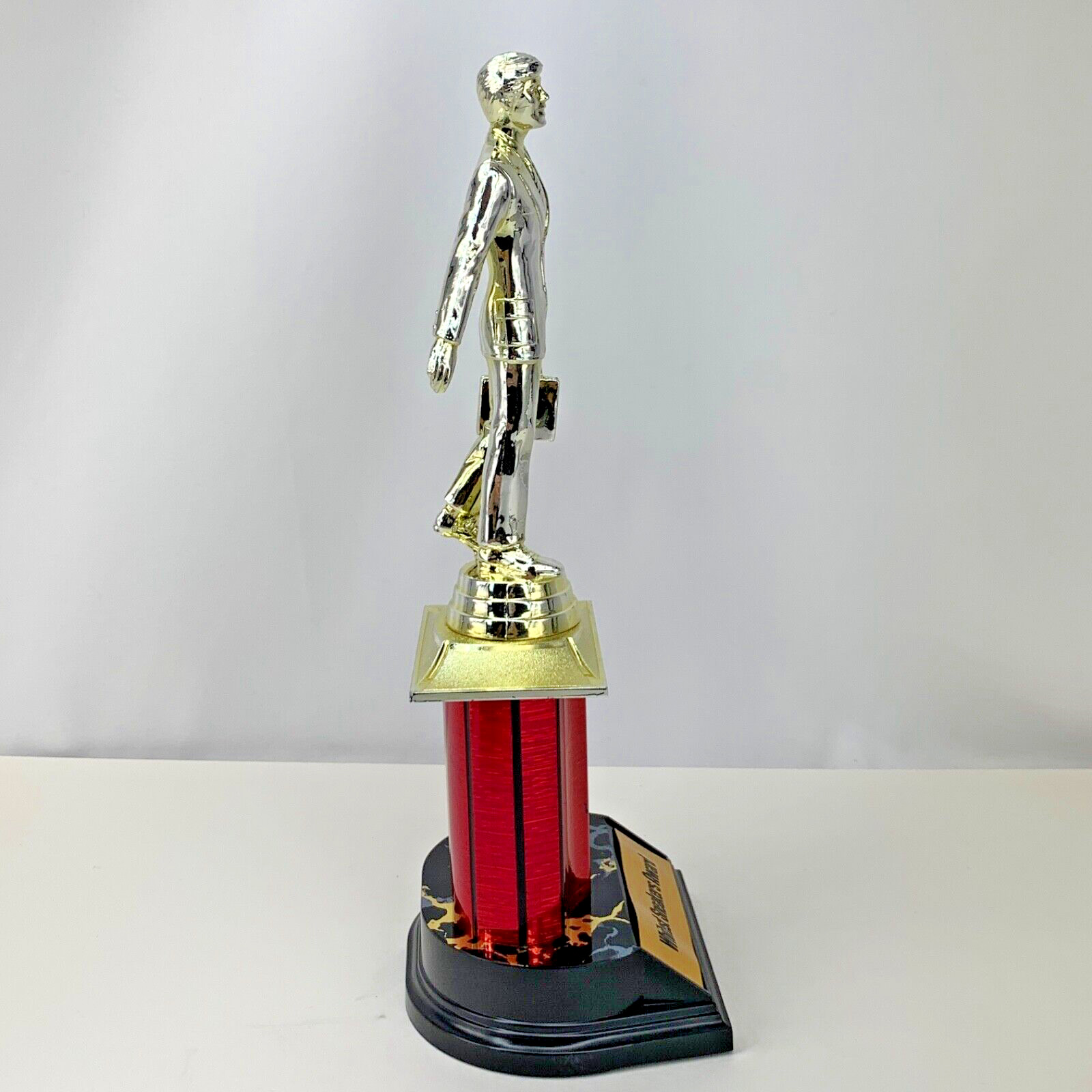 Whitest Sneakers Award 10″ Trophy Prize The Office Red Black Gold