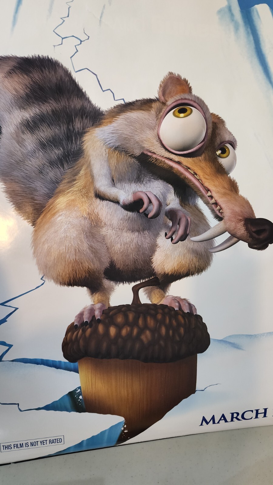 2002 Ice Age Comedy Animation Double Sided 27″ x 41″ Theatrical Movie Poster