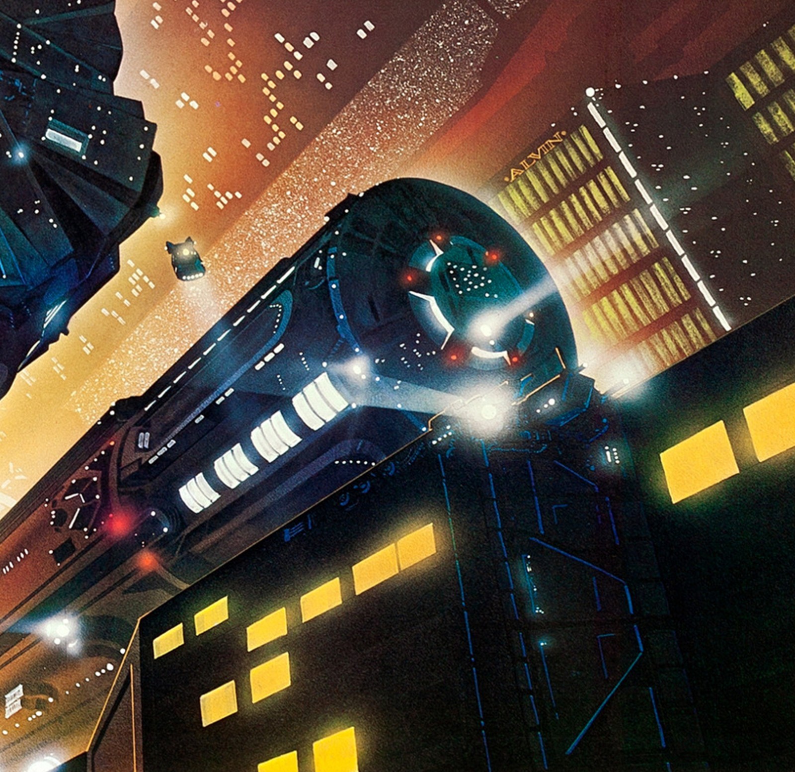 BLADE RUNNER (1982) – 27″x40″ one sheet sci-fi movie poster art – LOOKS AMAZING!