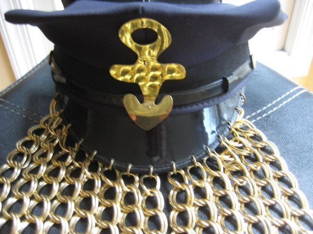 Prince Chain Hat Black with Gold Chains 1993 Paisley Park