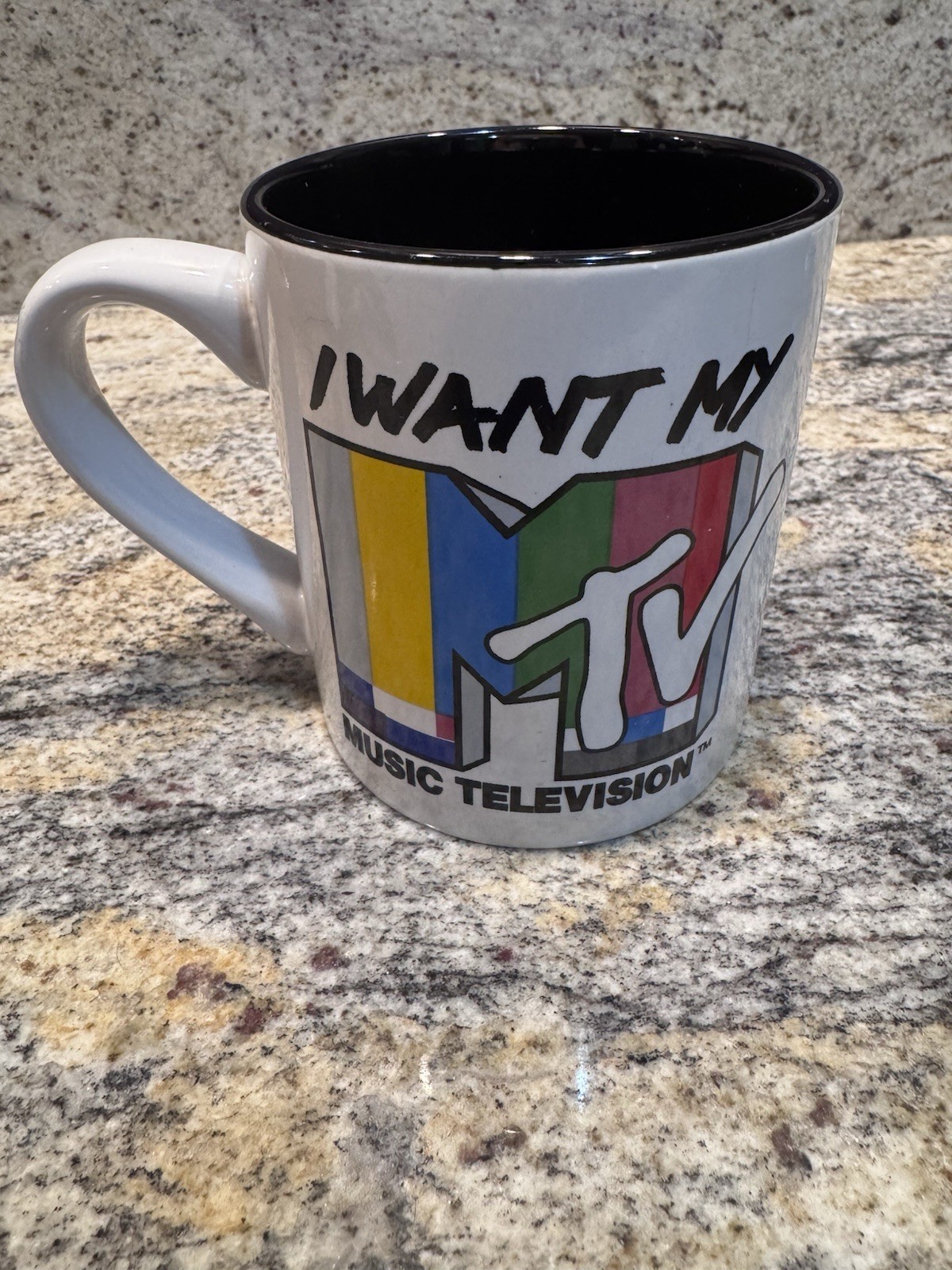 I Want My MTV Music Television Ceramic Mug – 14 oz – 2019 Viacom International