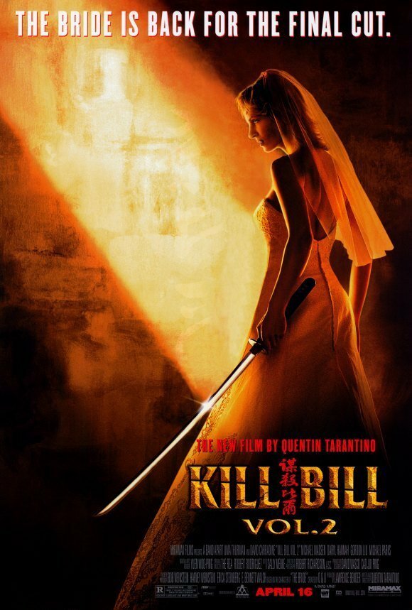 Kill Bill Vol. 2 (2004) Movie Poster, Original, SS, Unused, VG, Rolled