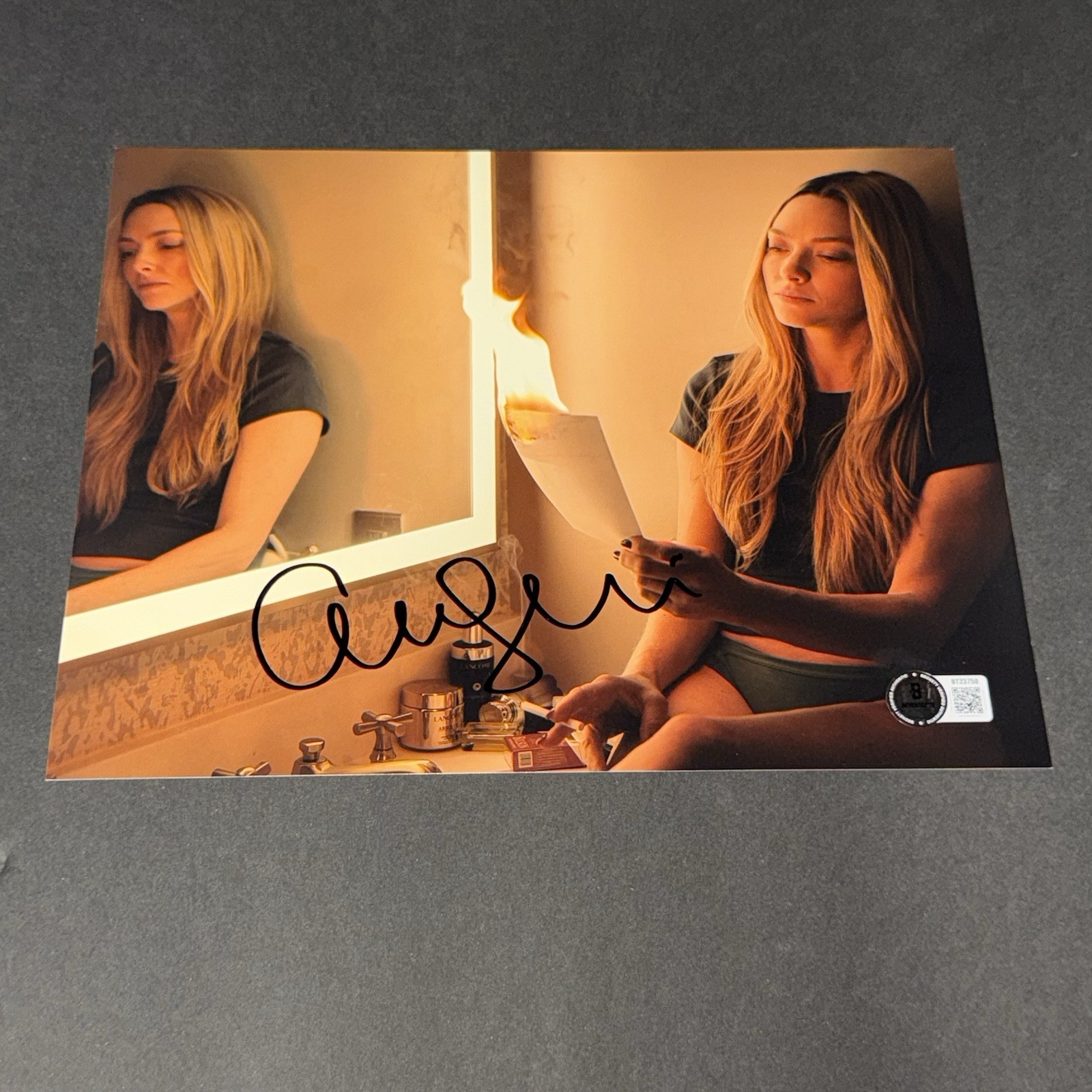 Amanda Seyfried Signed The Housemaid Movie 8×10 Photo Beckett BAS