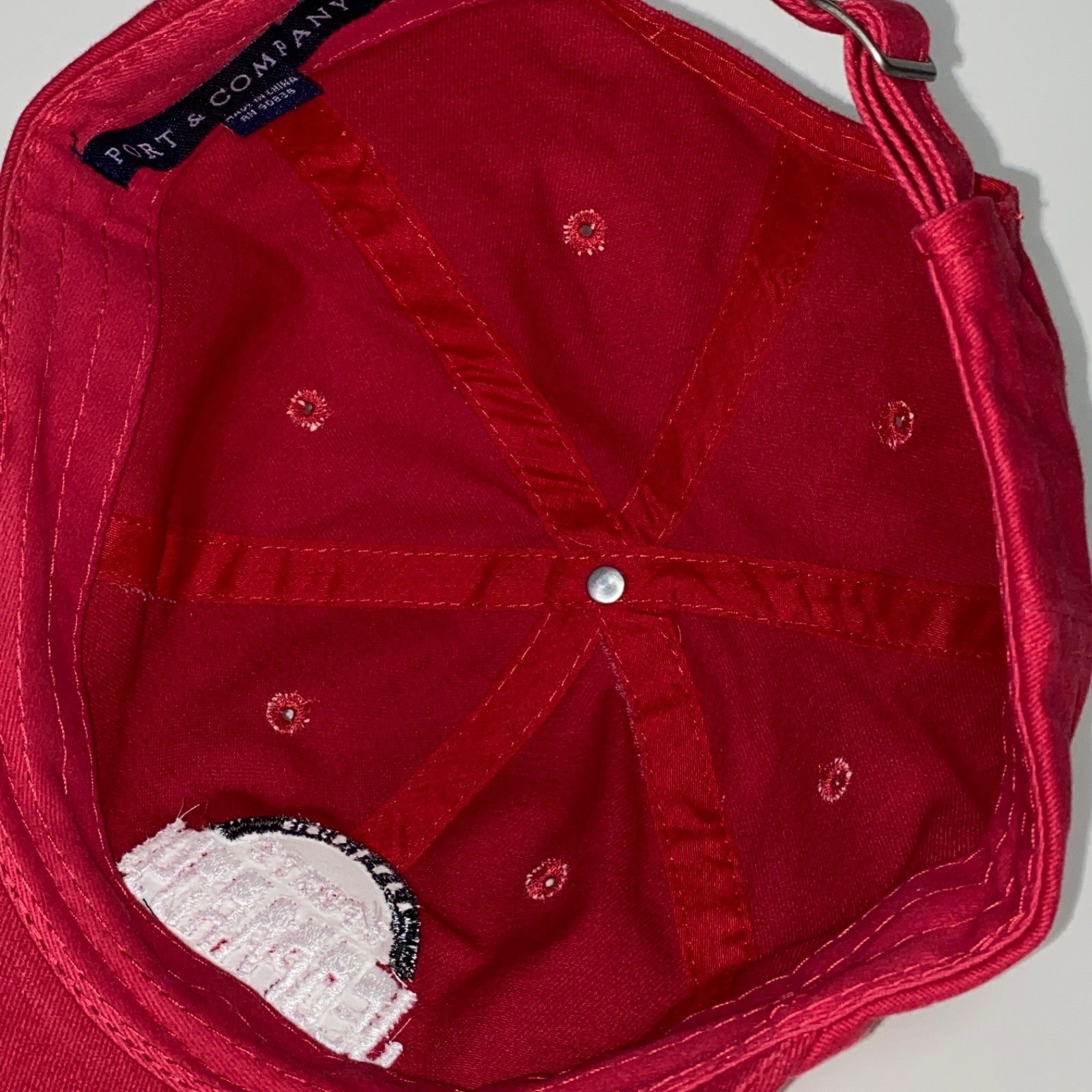 Jeopardy Hat Baseball Cap Red Promo Game Show Sports Cotton Canvas Adj. Strap