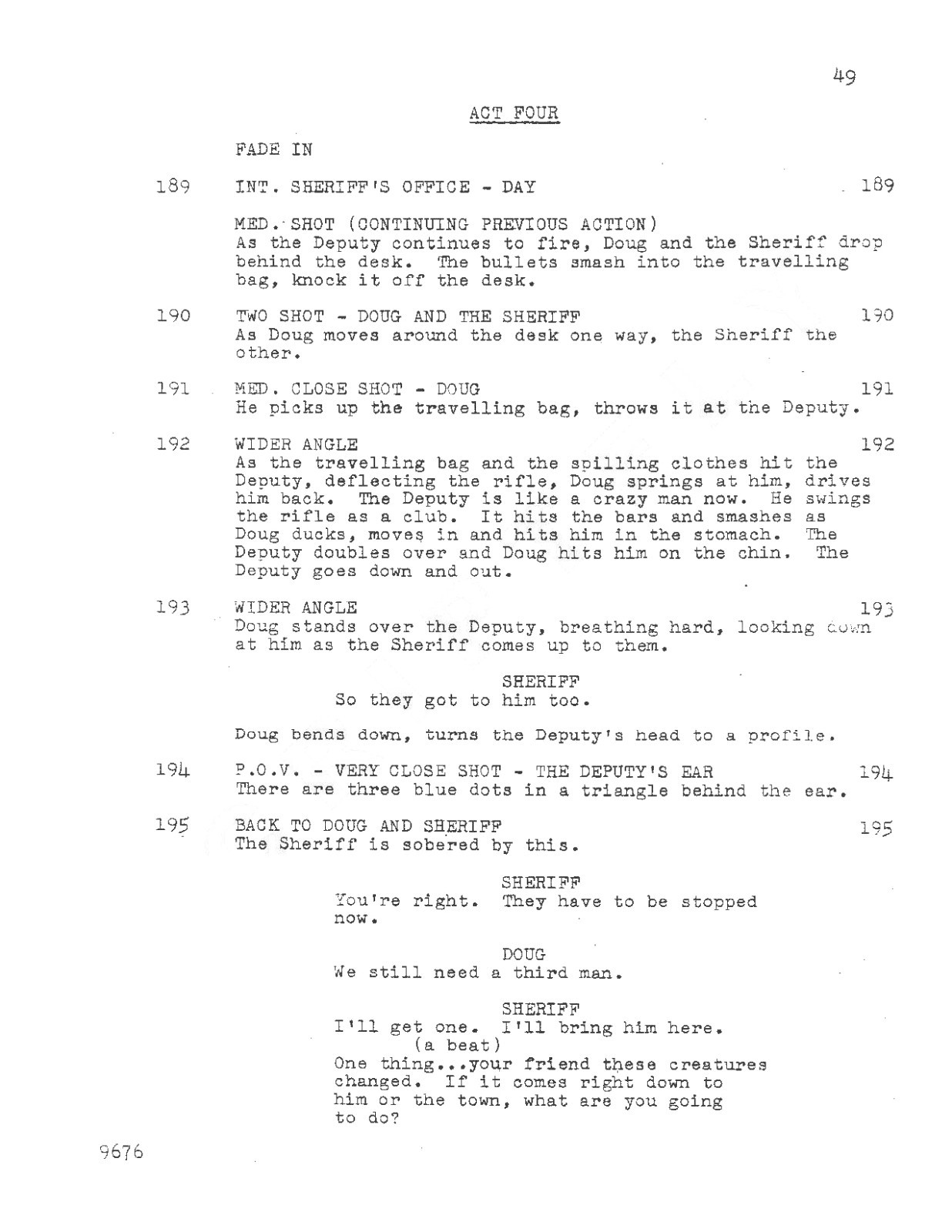 The Time Tunnel TV Script “Visitors From Beyond the Stars” 1966 (70 pg)- Reprint