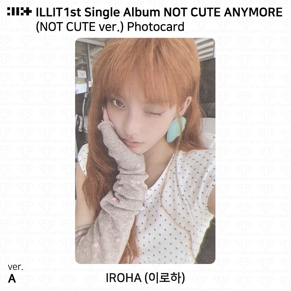 ILLIT 1st Single Album Not Cute Any More Photobook ver. Official Photocard KPOP