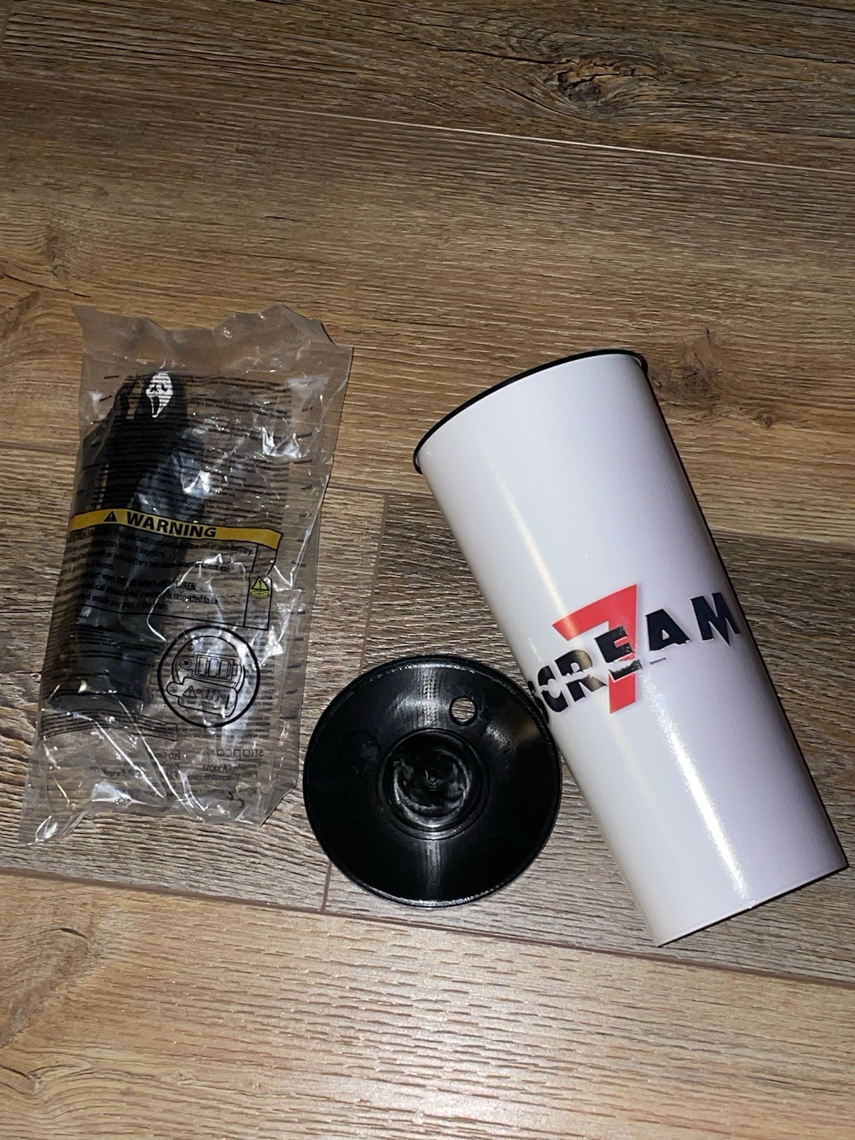 New Scream 7 Audio Talking Figure Topper Cup Cinemark Exclusive Drinking Tumbler