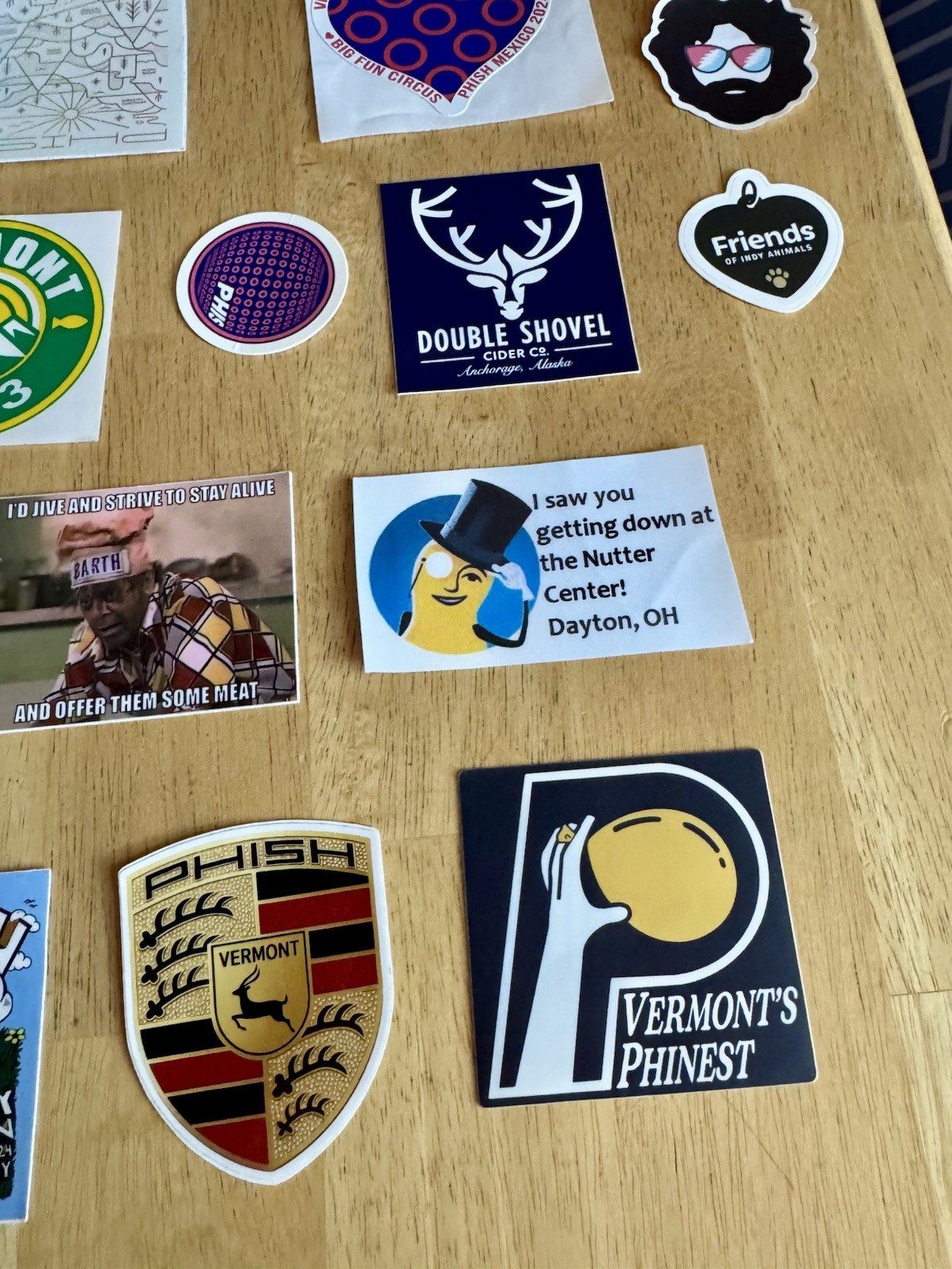Phish Trey Anastasio Stickers Dry Goods Lot 20+ Bulk Phan Art