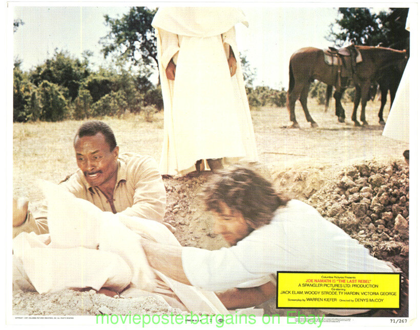 THE LAST REBEL Lobby Card Size Movie Poster ALL 8 JOE NAMATH WOODY STRODE 1971