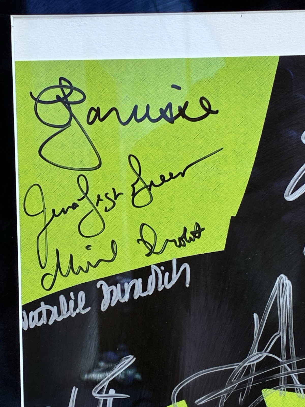 Adam Lambert Signed 2007 Wicked Poster Pre-Fame Espinosa Hilty Pantages Cast