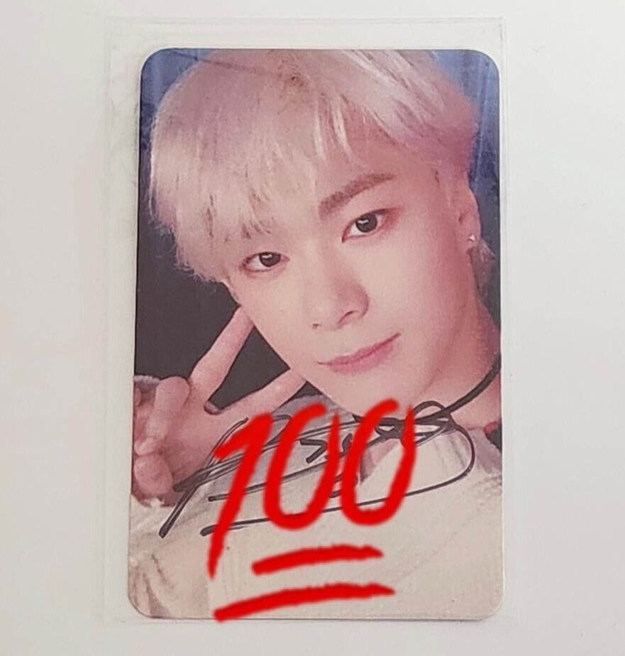 Fantagio Music FM201.8 Moonbin autographed photo card ASTRO Hello Venus Weki