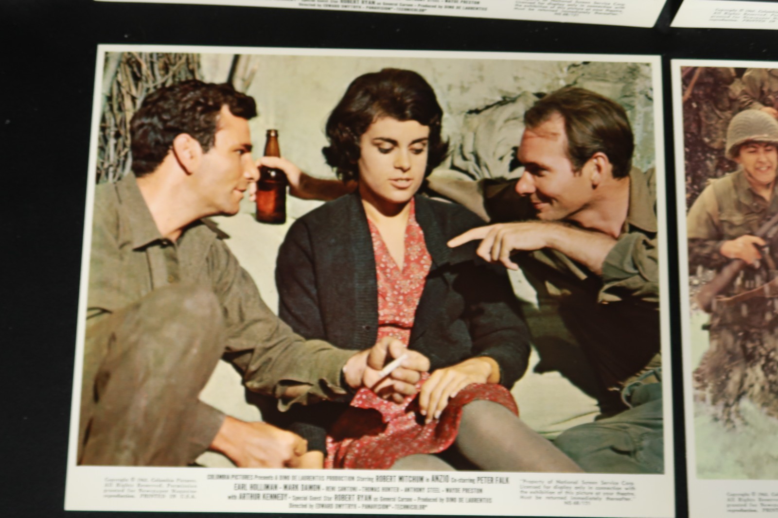 Anzio 1968 Lobby Cards Mini Stills 8 x 10 NSS 68/121 Robert Mitchum Peter Falk