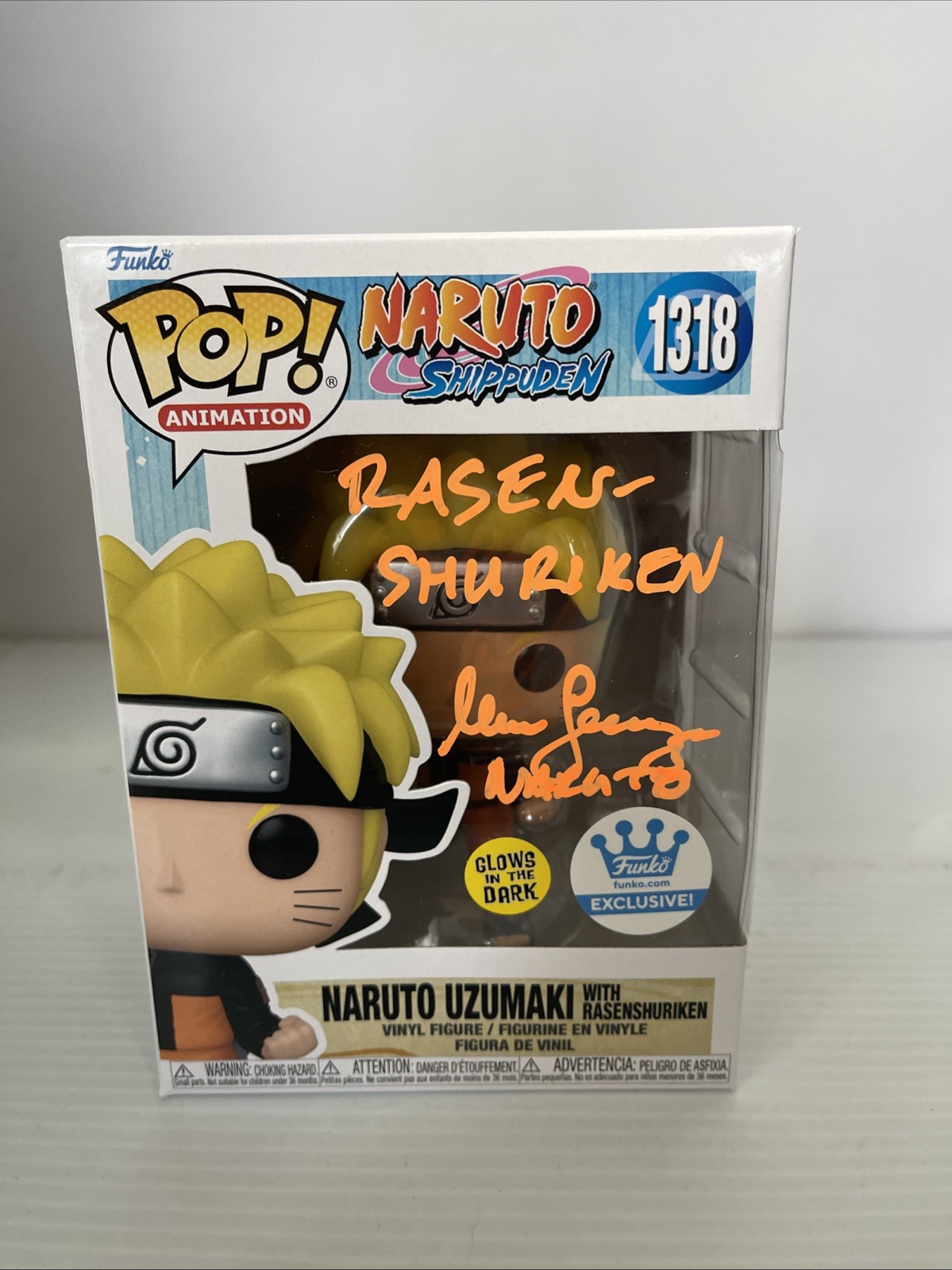 Maile Flanagan Signed Autographed Naruto Rasenshuriken Funko Pop 1318 JSA COA 8