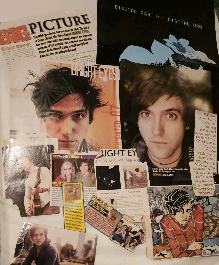 Bright Eyes Conor Oberst Magazine Clips AP 2005 Era Digital Ash Poster