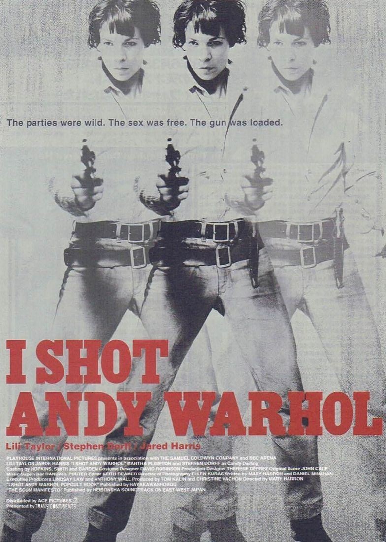 I SHOT ANDY WARHOL 1996 Japanese Flyer Mini Poster Lili Taylor Jared Harris