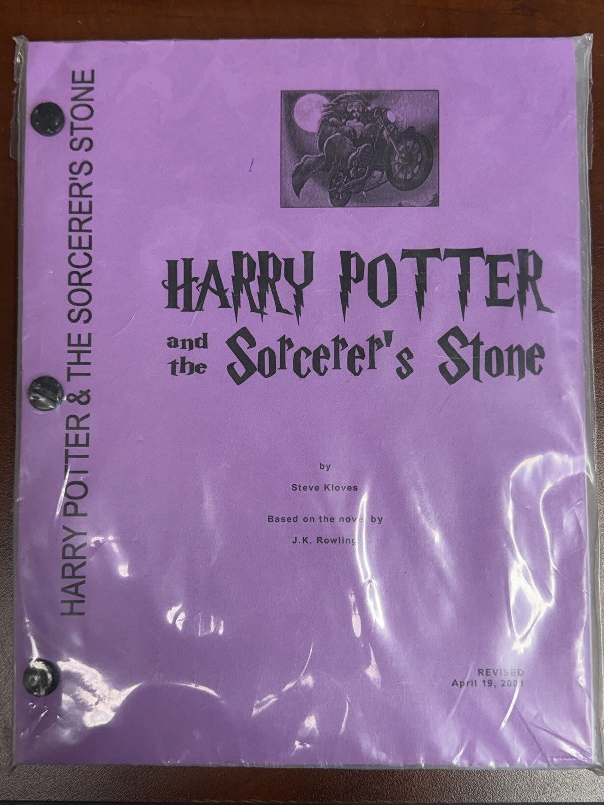 Harry Potter and the Sorcerer’s Stone Movie Script (April 19, 2001 Revised)