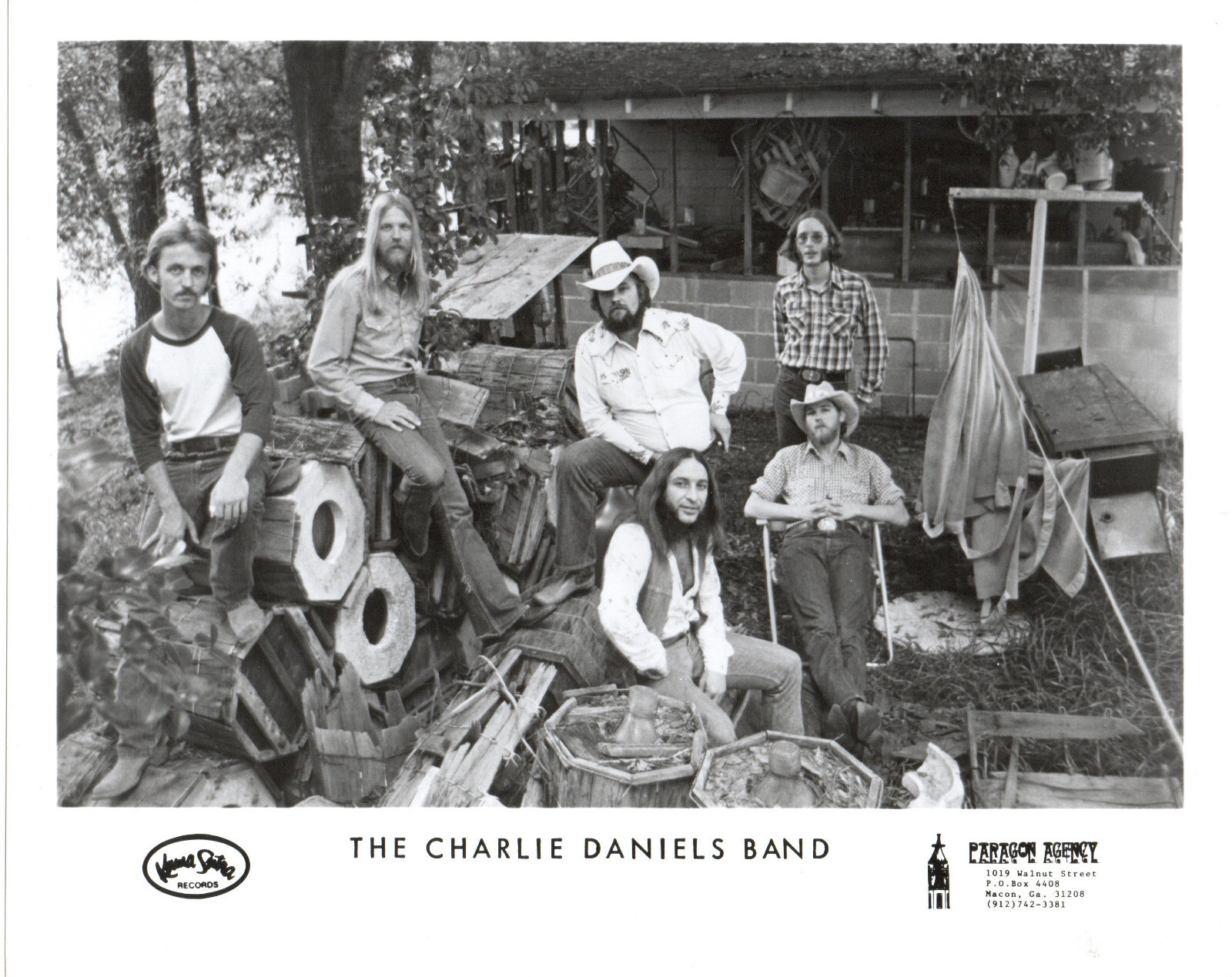 Authentic Original The Charlie Daniels Band 8″x10″ Paragon Promotional Photo