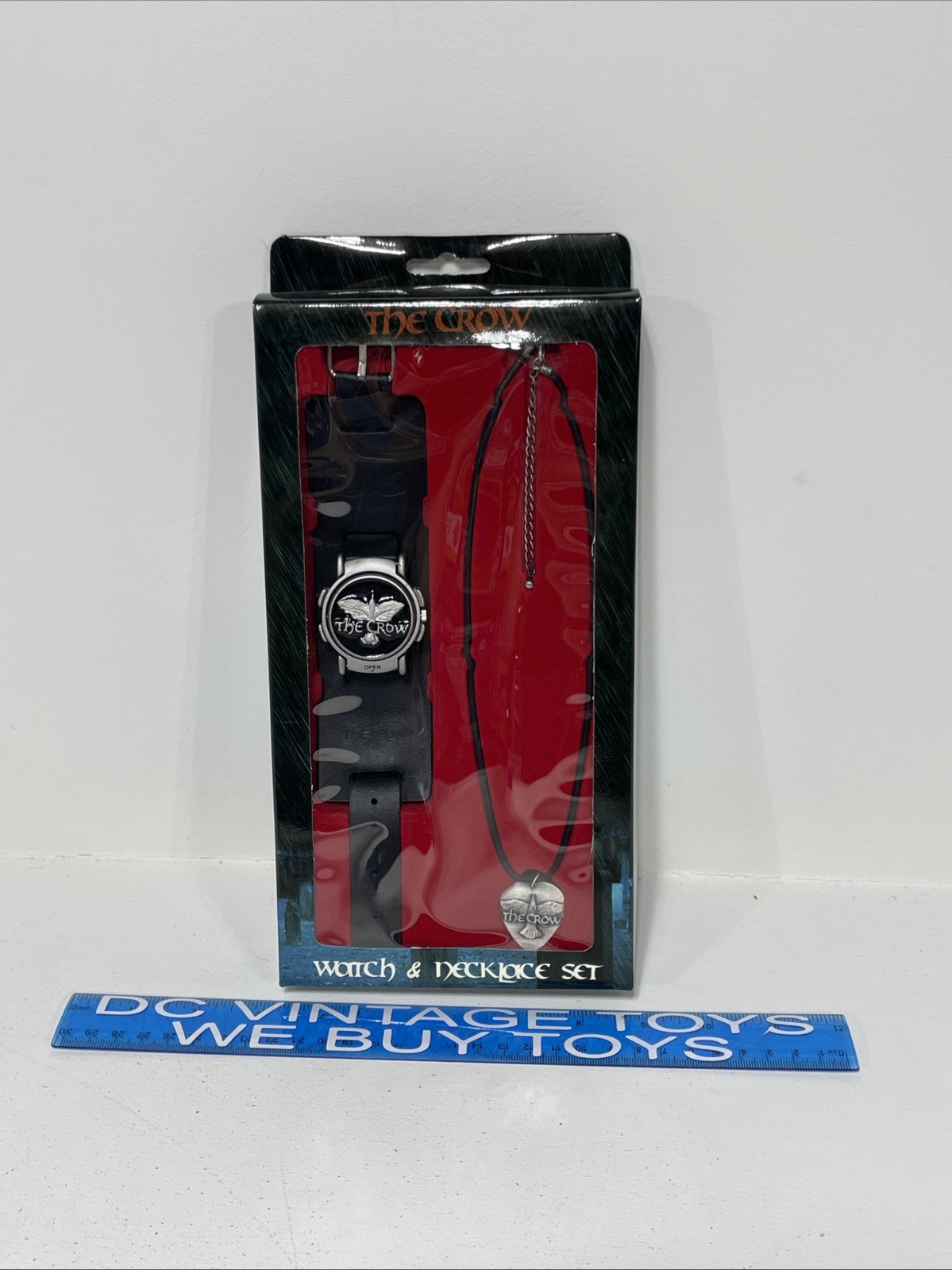 Neca The Crow Movie Flip Watch & Necklace Set 2004 Brandon Lee