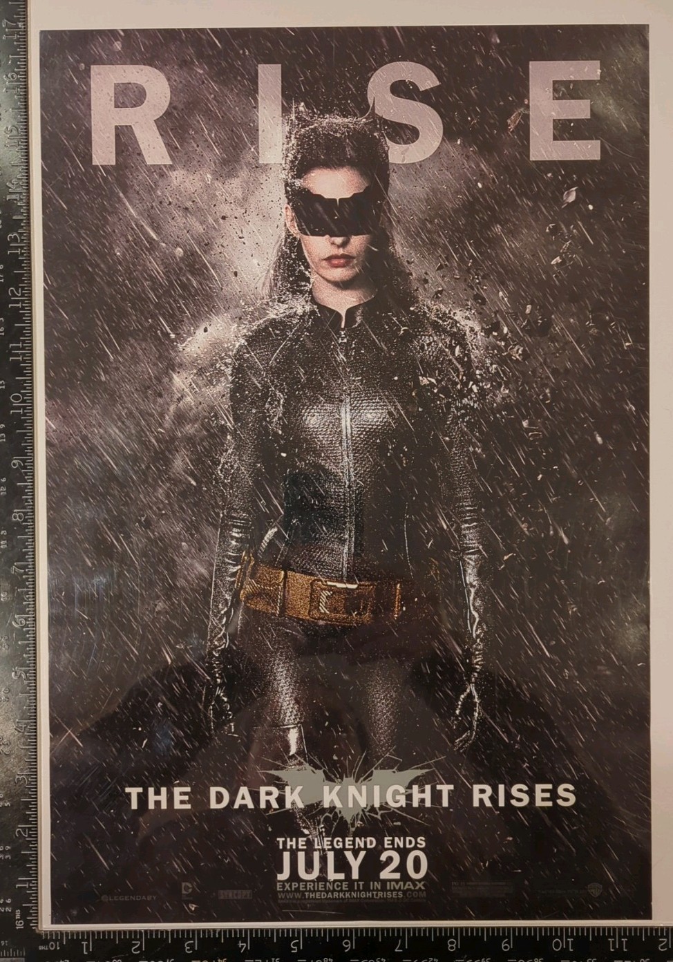 The Dark Knight Rises 11.5×17″ Movie Poster Advance Original Catwoman Hathaway